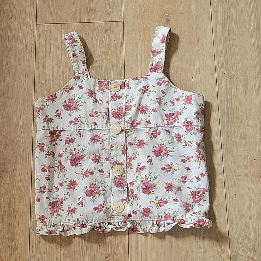 Girls  floral top